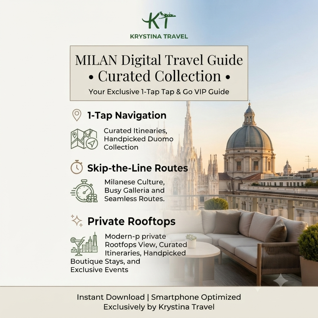 Milan Luxury Digital Travel Guide – Curated VIP Itinerary & Elite City Planner