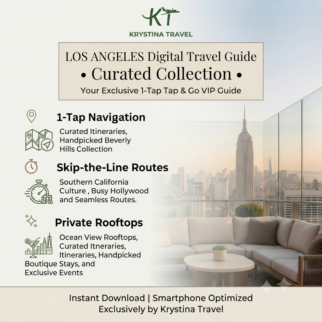 Los Angeles Luxury Digital Travel Guide – Curated VIP Itinerary & Elite City Planner
