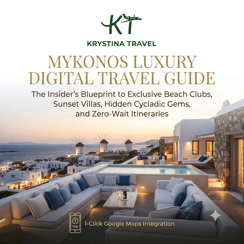 Mykonos Luxury Digital Travel Guide | VIP Aegean Itinerary & Interactive GPS Map