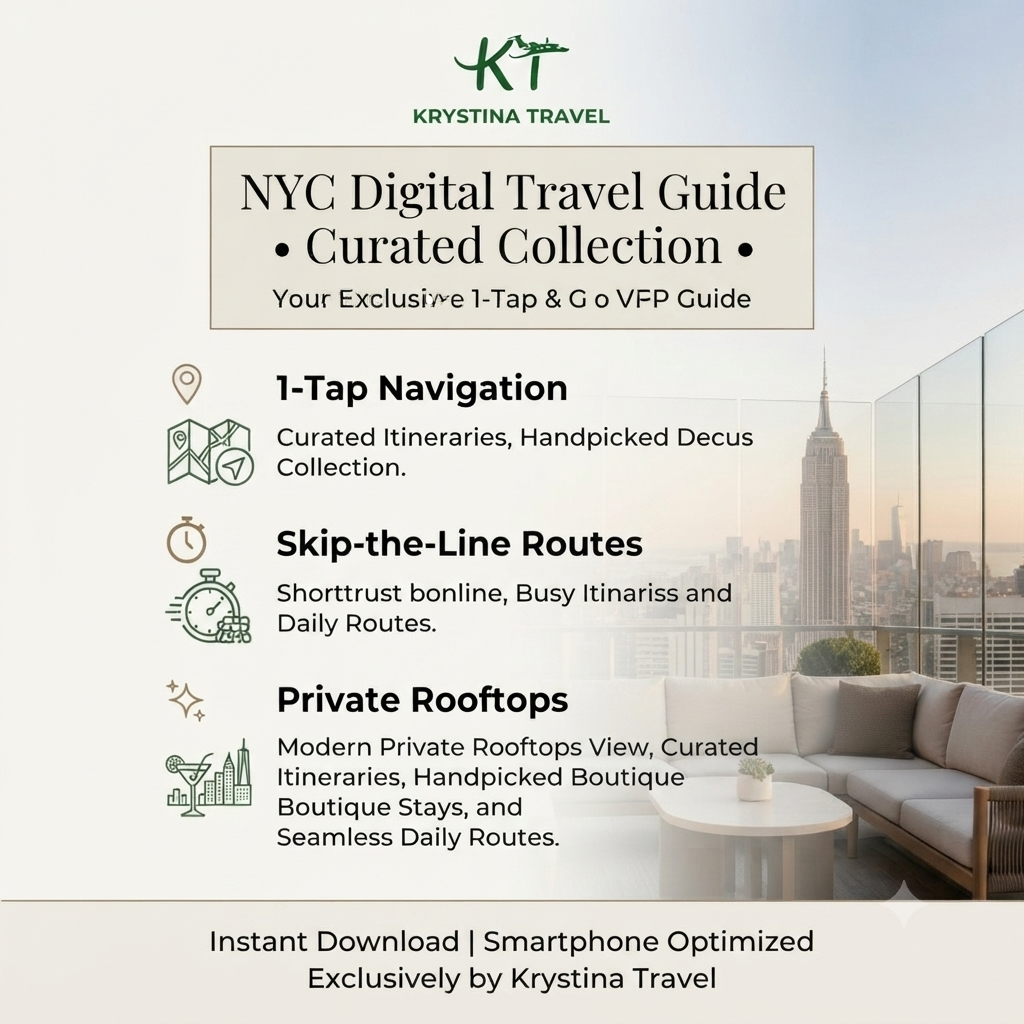 New York Luxury Digital Travel Guide – Curated VIP Itinerary & Elite City Planner