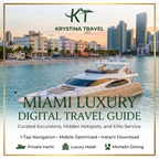 Miami Luxury Digital Travel Guide – VIP Nightlife, Fine Dining & Secret Spots