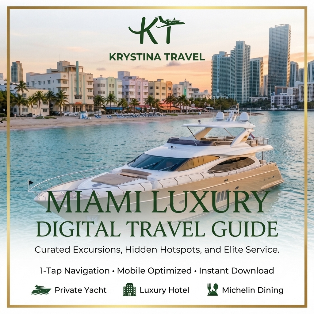 Miami Luxury Digital Travel Guide – VIP Nightlife, Fine Dining & Secret Spots