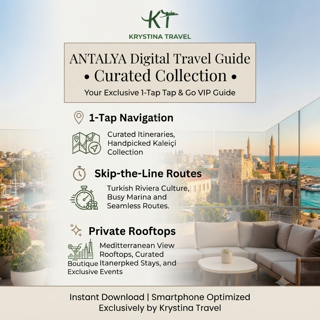 Antalya Luxury Digital Travel Guide – Curated Mediterranean VIP Itinerary & City Planner