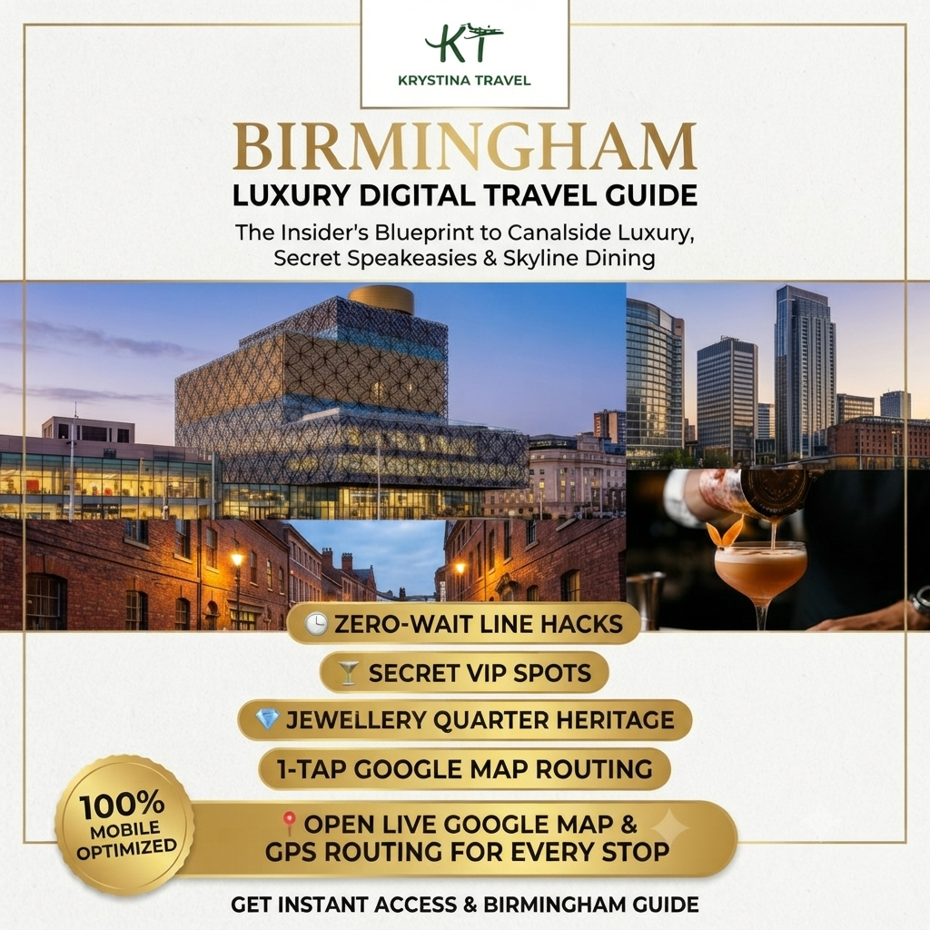 Birmingham Luxury Digital Travel Guide – Curated 5-Star Itinerary and City Planner