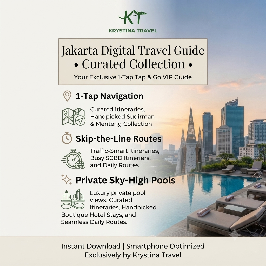 Jakarta Luxury Digital Travel Guide - 3-Day VIP Itinerary & Interactive GPS Map
