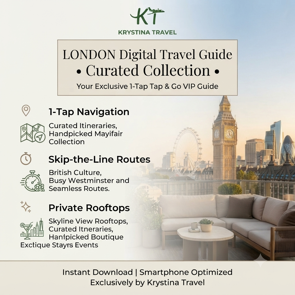 London Luxury Digital Travel Guide – Curated VIP Itinerary & Elite City Planner