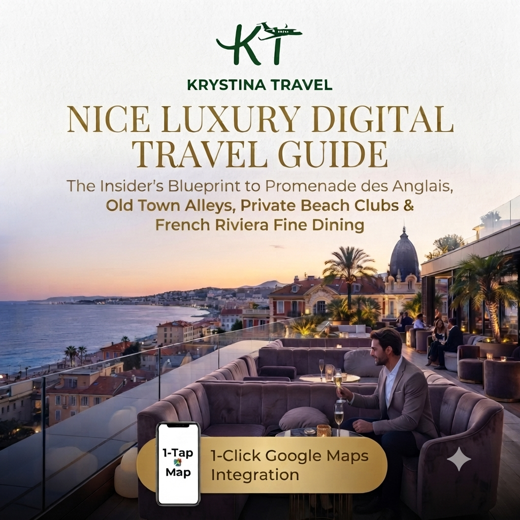 Nice Luxury Digital Travel Guide | VIP French Riviera Itinerary & Interactive GPS Map